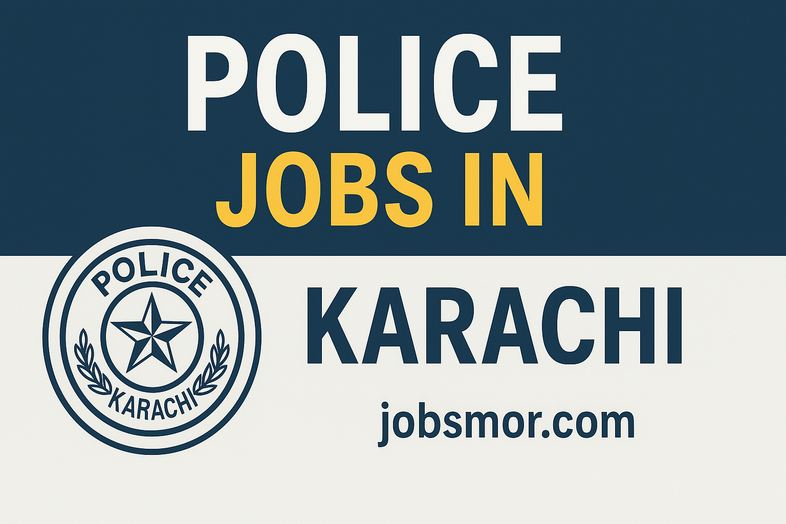 Police Jobs In Karachi 2025 | Apply Today